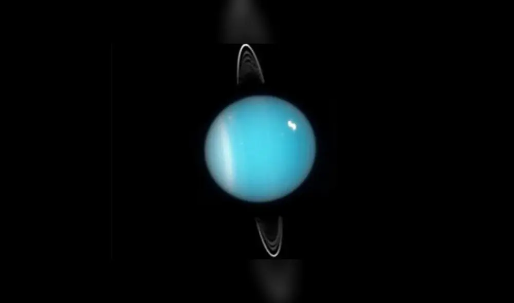 Urano, captado por la NASA.