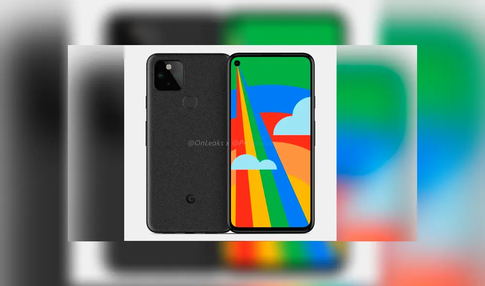 Así luciría el Google Pixel 5. Foto: Onleaks.