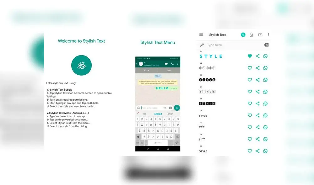 Para cambiar la fuente de tus mensajes de WhatsApp debes utilizar Stylish Text. Para cambiar la fuente de tus mensajes de WhatsApp debes utilizar Stylish Text.