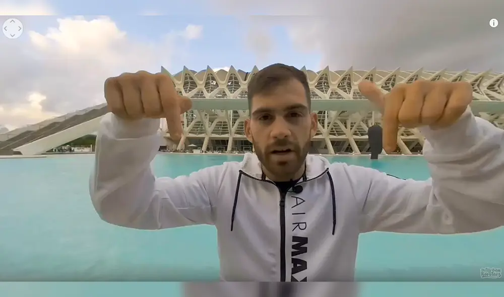 Errecé presenta freestyle en formato de 180 º [VIDEO]