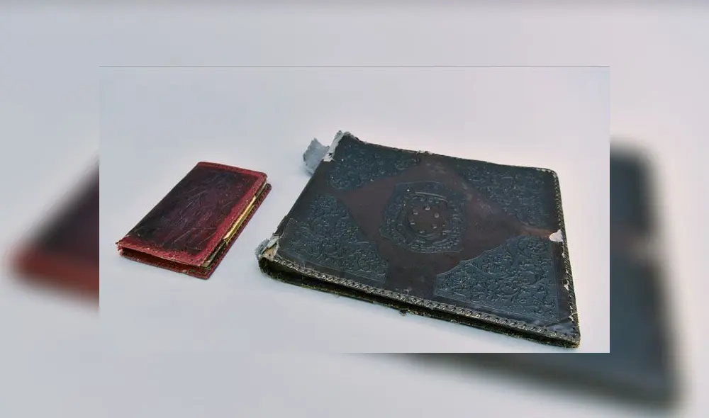 Compró un álbum de fotos antiguo y descubrió que era de piel humana Compró un álbum de fotos antiguo y descubrió que era de piel humana