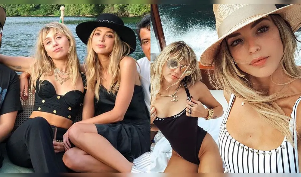 El anuncio de la separación entre Miley y Liam, coincide con una fotografía de la cantante con la joven besándose