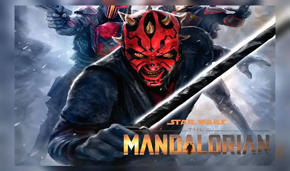 Darth Maul con el sable negro
