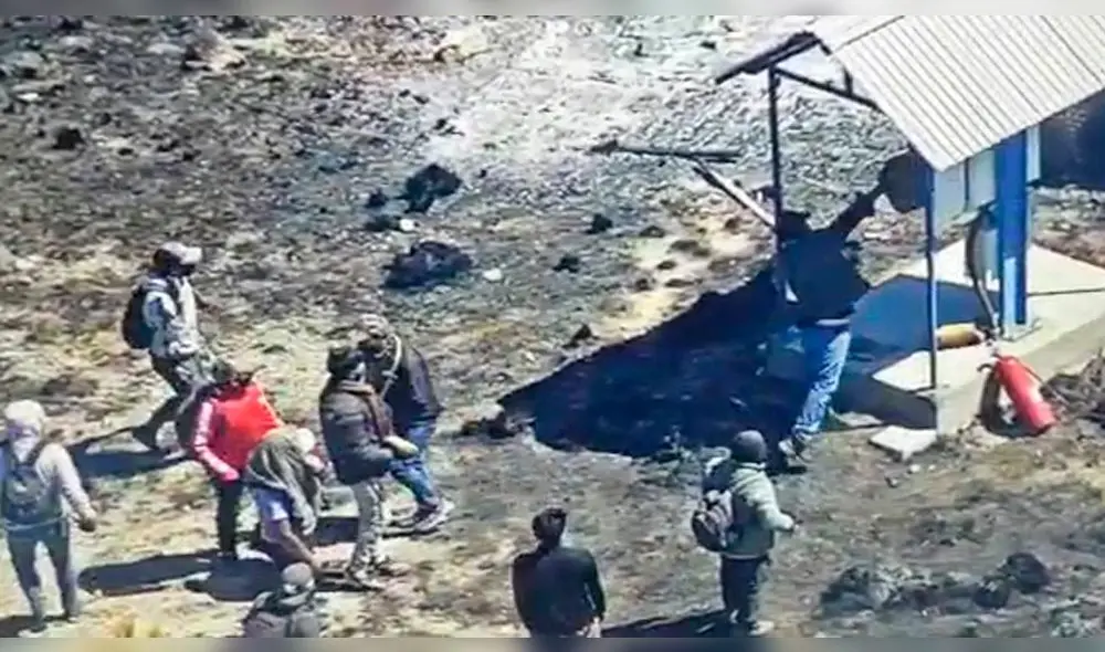 Protestas ingresaron a propiedad de minera Antapaccay. Protestas ingresaron a propiedad de minera Antapaccay.