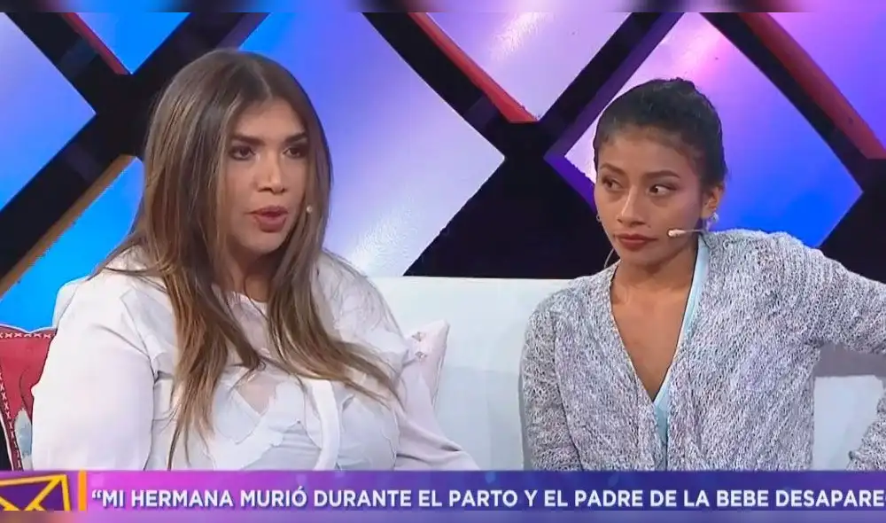 La conductora de televisión decidió alimentar a la pequeña tras su repentino llanto.