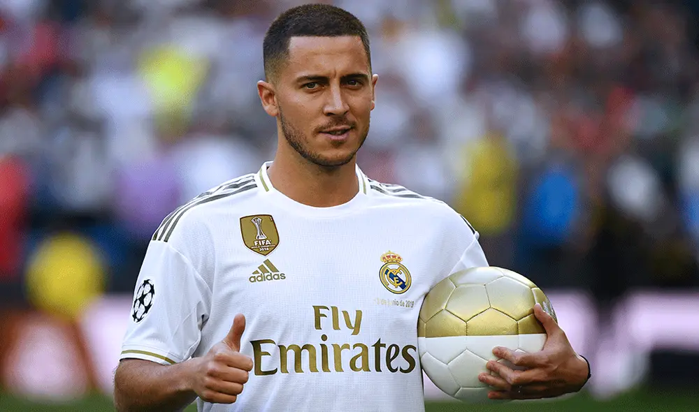 Eden Hazard usará el número 50 en el primer partido de la pretemporada del Real Madrid. | Foto: AFP