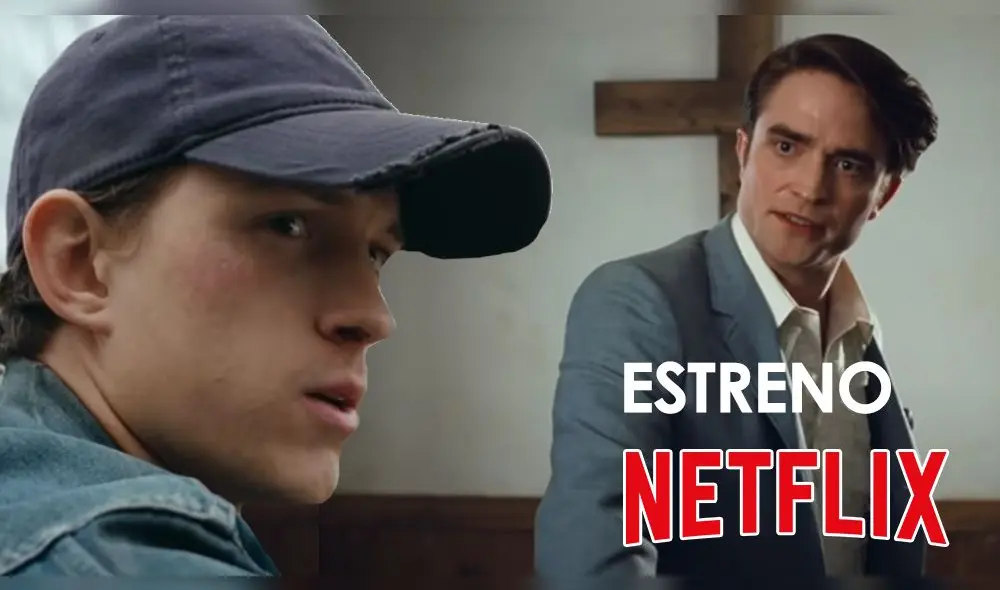 Tom Holland y Robert Pattinson protagonizan uno de los más esperados estrenos de la semana - Crédito: Netflix Tom Holland y Robert Pattinson protagonizan uno de los más esperados estrenos de la semana - Crédito: Netflix