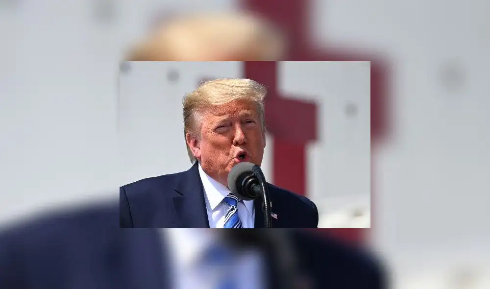 Presidente de EE. UU. señaló que evaluaba confinamiento, pero finalmente lo rechazó. Foto: AFP. Presidente de EE. UU. señaló que evaluaba confinamiento, pero finalmente lo rechazó. Foto: AFP.