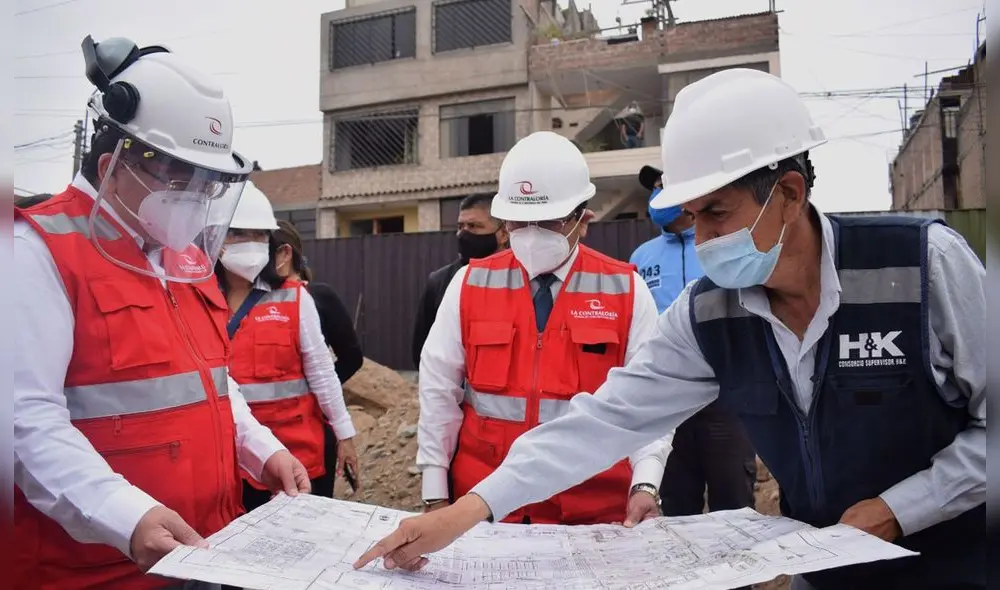 Contralor supervisó obras que se realizan con recursos estatales en el callao. Foto: difusión Contralor supervisó obras que se realizan con recursos estatales en el callao. Foto: difusión