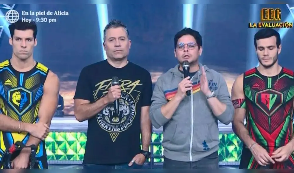 Gian Piero Díaz y Mathías Brivio en Esto es Guerra Gian Piero Díaz y Mathías Brivio en Esto es Guerra