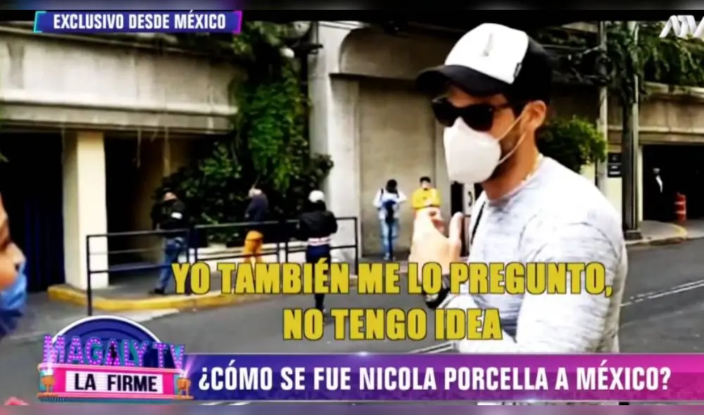 Guty Carrera se pronuncia sobre el cuestionado viaje de Nicola Porcella a México Guty Carrera se pronuncia sobre el cuestionado viaje de Nicola Porcella a México