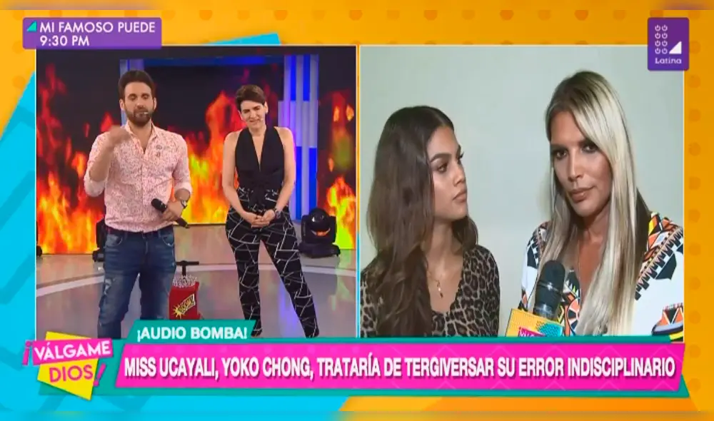Jessica Newton descubre que integrante del Miss Perú difundió video de Anyella