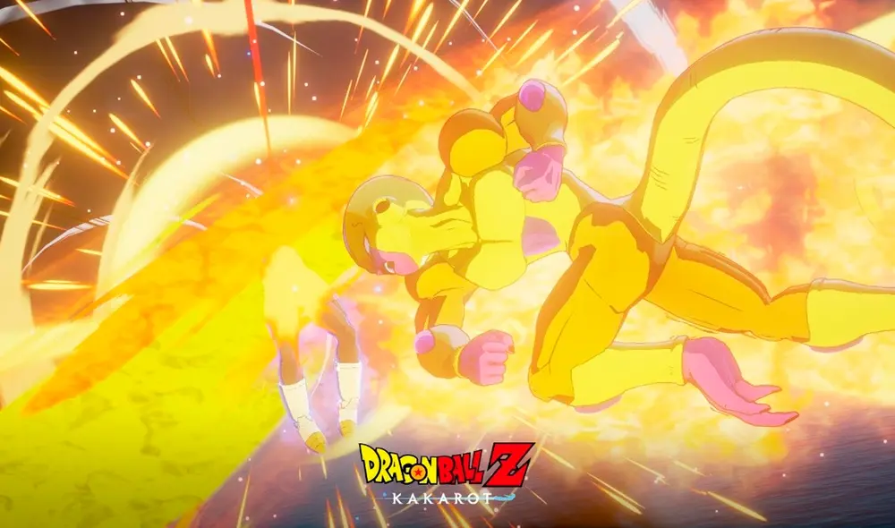 Golden Freezer vs. Vegeta SSGSS en Dragon Ball Z Kakarot. Foto captura: YouTube Golden Freezer vs. Vegeta SSGSS en Dragon Ball Z Kakarot. Foto captura: YouTube
