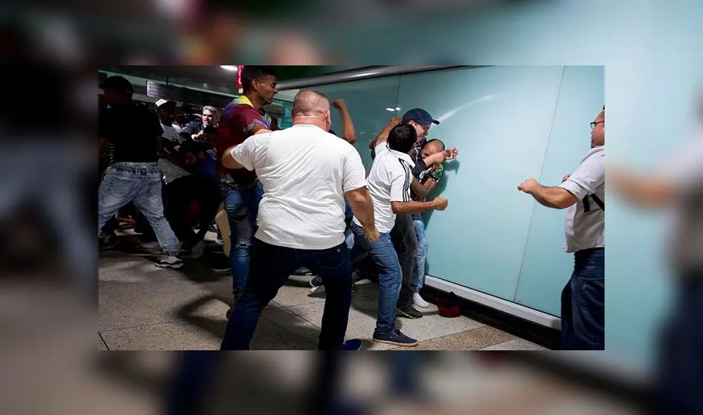 Un sinnúmero de personas fue golpeada por colectivos chavistas. Foto: EFE Un sinnúmero de personas fue golpeada por colectivos chavistas. Foto: EFE