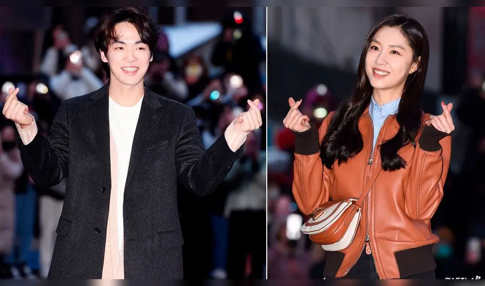 Kim Jung Hyun y Seo Ji Hye en la fiesta de despedida de Crash Landing on You