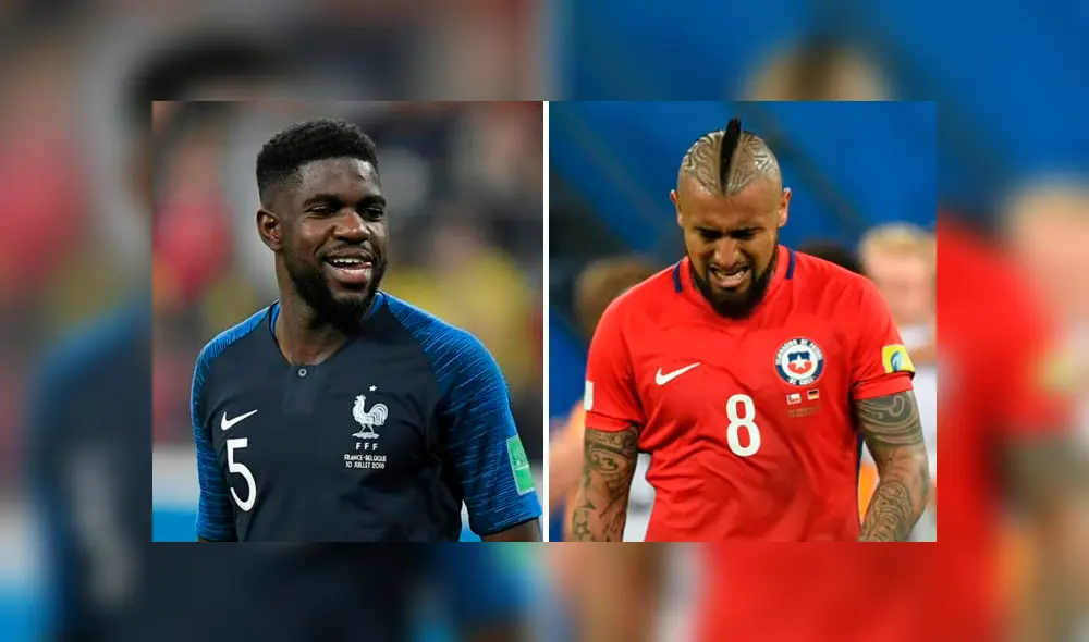 Arturo Vidal publicó en Instagram unas fotos de sus vacaciones sin imaginar que sería troleado por su compañero Samuel Umtiti.