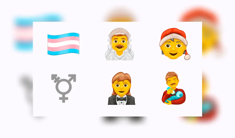 Los nuevos emojis de inclusión de género que llegarán a WhatsApp.