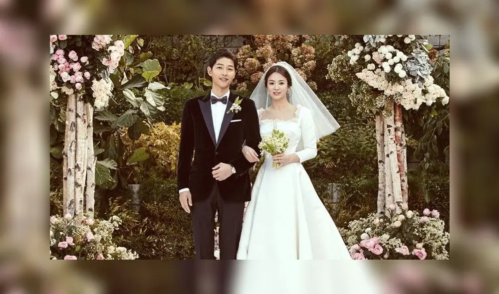 Song Joong Ki Song Hye Kyo, la "boda de la década" en Corea del Sur.