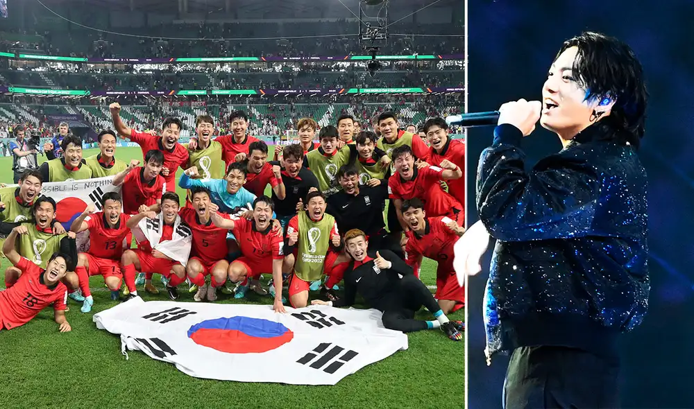 Corea del Sur celebra su pase a la siguiente etapa del Mundial de Qatar 2022. Foto: composición LR/KFA/Naver