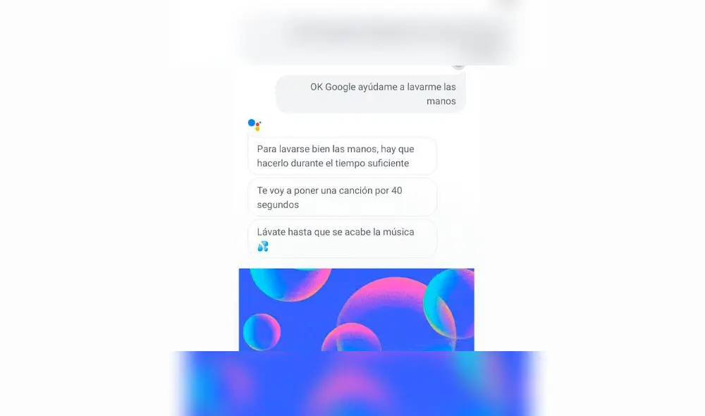 El asistente de Google te ayuda a lavarte las manos. El asistente de Google te ayuda a lavarte las manos.