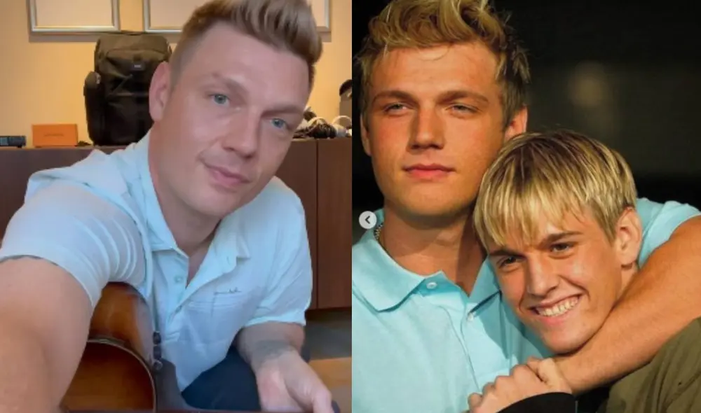 Nick Carter sufre la muerte de su hermano Aaron Carter. Foto: composición/ Nick Carter/ Instagram Nick Carter sufre la muerte de su hermano Aaron Carter. Foto: composición/ Nick Carter/ Instagram