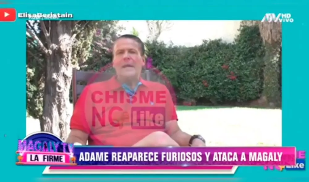 El actor le mencionó también la vez que ella fue a prisión por difamación. Foto: captura ATV