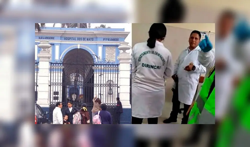Hospital Dos de Mayo: desconocidos irrumpen área restringida Hospital Dos de Mayo: desconocidos irrumpen área restringida