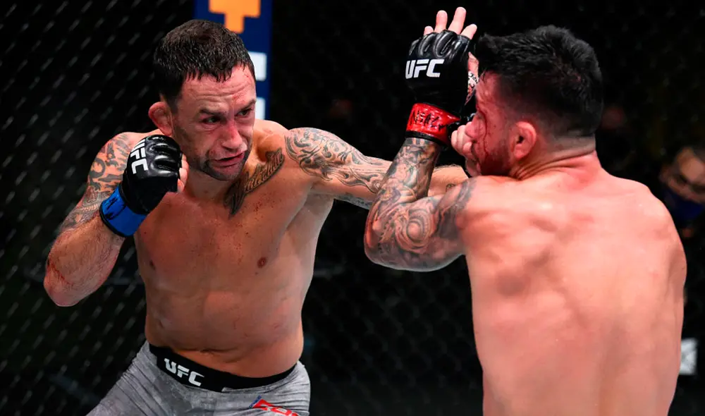 Frankie Edgar venció a Munhoz por decisión dividida en las tarjetas. Foto: UFC en español