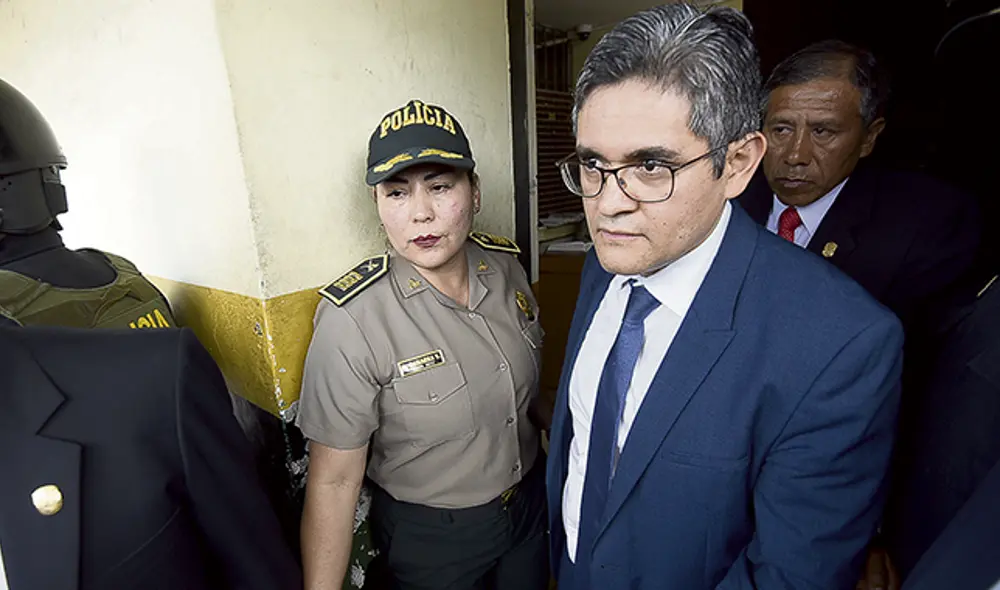 No colabora. El fiscal Pérez intentó interrogar a Keiko, pero ella optó por no declarar ante él. (Melissa Merino)