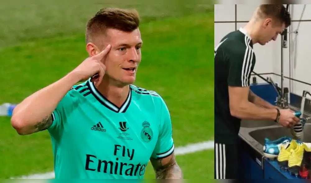 Real Madrid: : Toni Kroos usa los mismo botines adidas de hace 7 años.