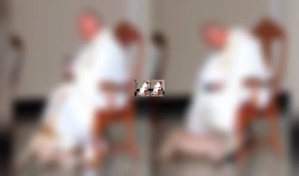 Facebook viral: perro irrumpe a párroco durante misa y la reacción de religioso asombra a todos [VIDEO]