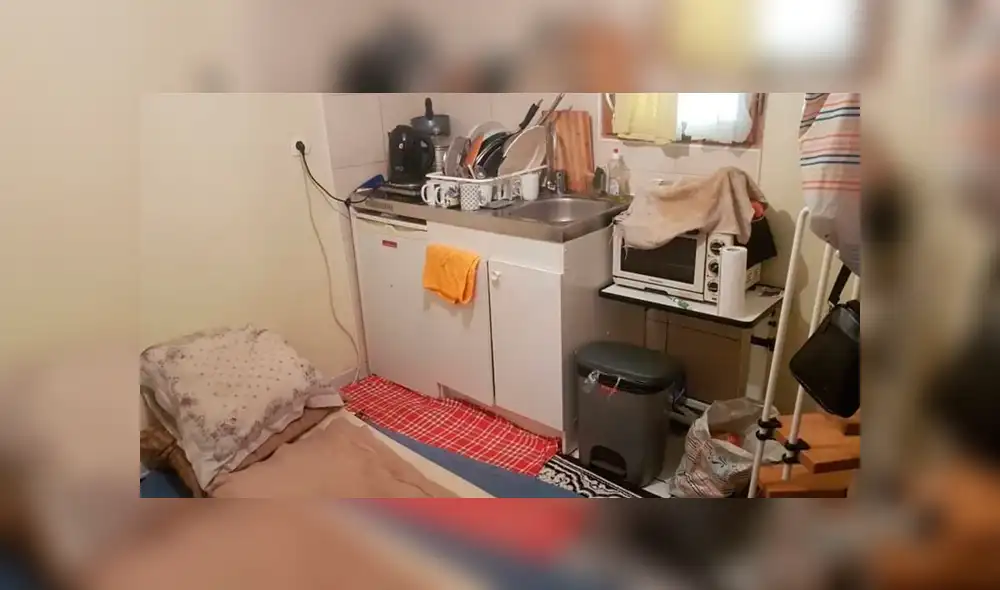 El ciudadano sobrevive en un pequeño departamento durante la cuarentena por la COVID.19 (Foto: Facebook)