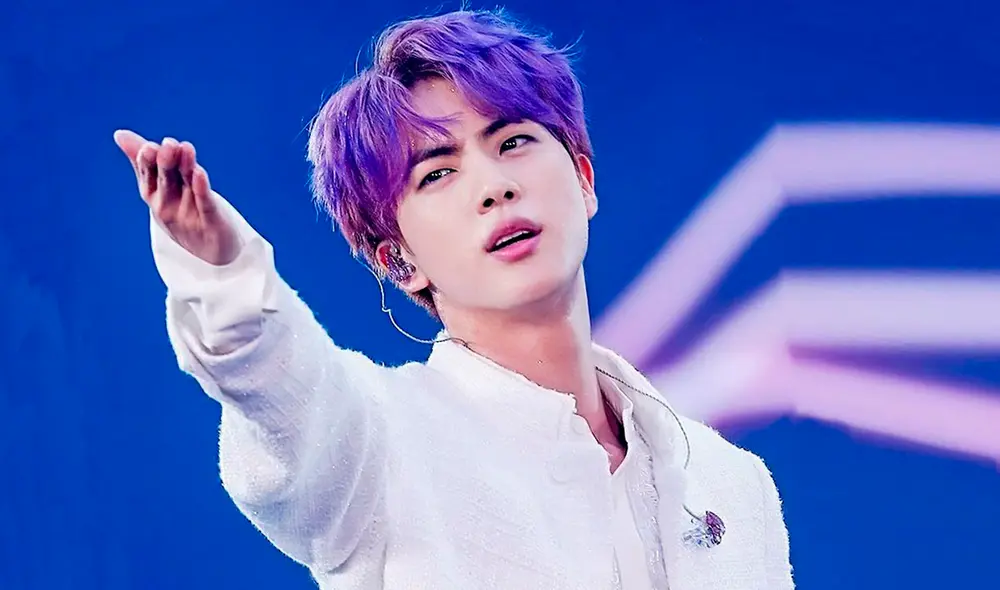 Jin en el Love Yourself, Speak Yourself Londres. Foto: Big Hit