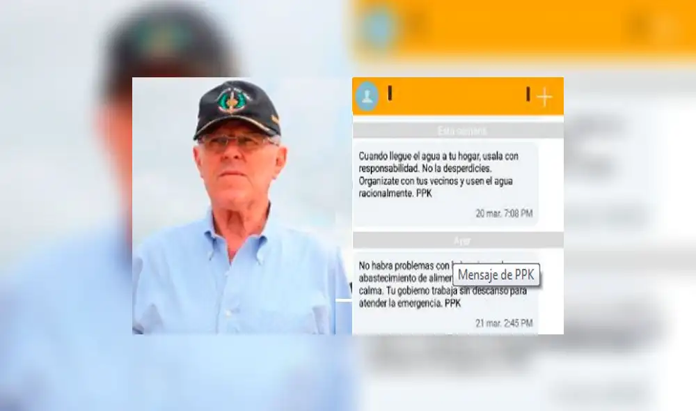 Facebook: El error que pocos notaron en los mensajes de texto de PPK 