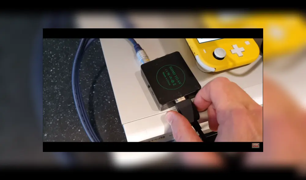 Logran mandar la señal de video de Nintendo Switch Lite a una TV. Logran mandar la señal de video de Nintendo Switch Lite a una TV.