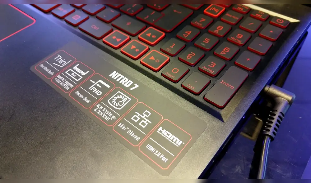 Ya está en nuestro país la Acer Nitro 7. Ya está en nuestro país la Acer Nitro 7.