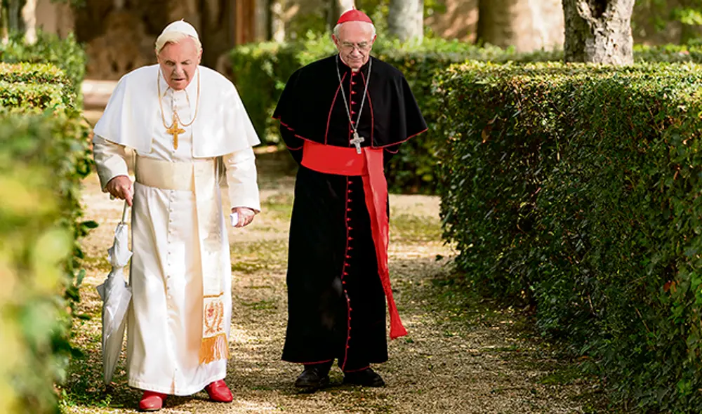 “Los dos papas”: Una historia de culpa y perdón “Los dos papas”: Una historia de culpa y perdón