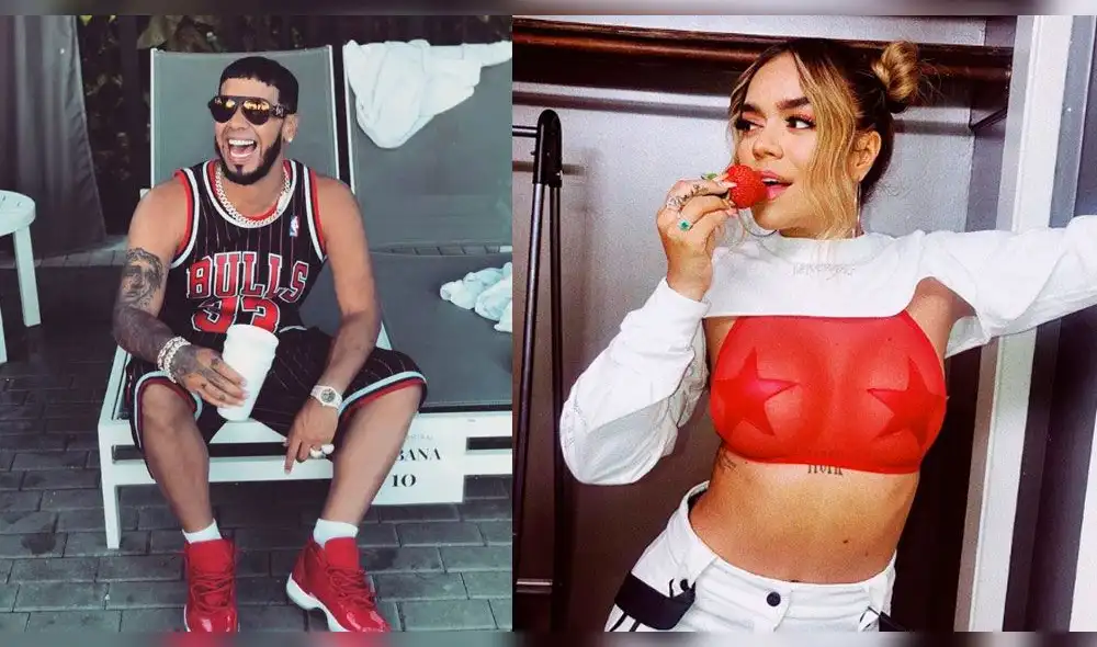 Anuel AA presume nuevo collar de diamantes que lleva el nombre de Karol G [VIDEO]