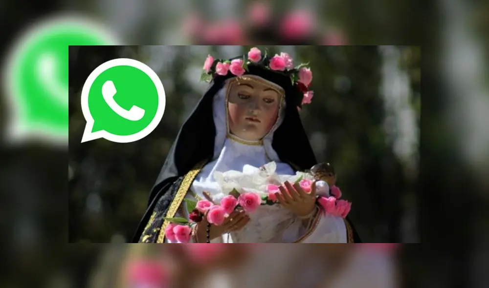 Puedes enviar tu deseo a Santa Rosa de Lima a través de WhatsApp.