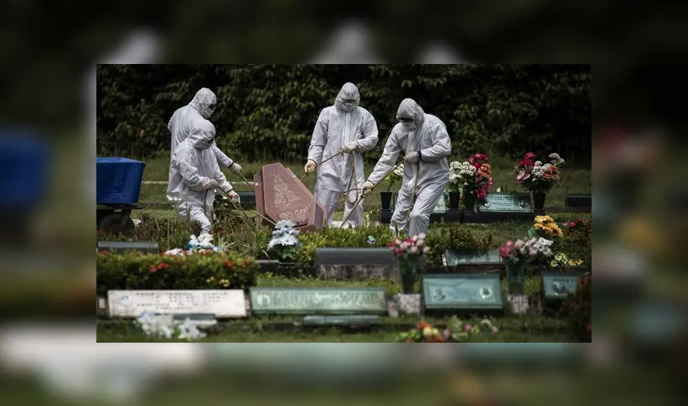 Muertos por coronavirus en Perú. Créditos: Raphael Alves / EFE.