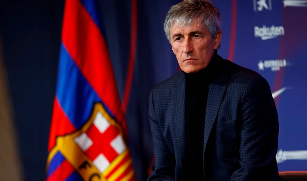 Quite Setién sobre el Barcelona: "Entreno a los mejores del mundo"