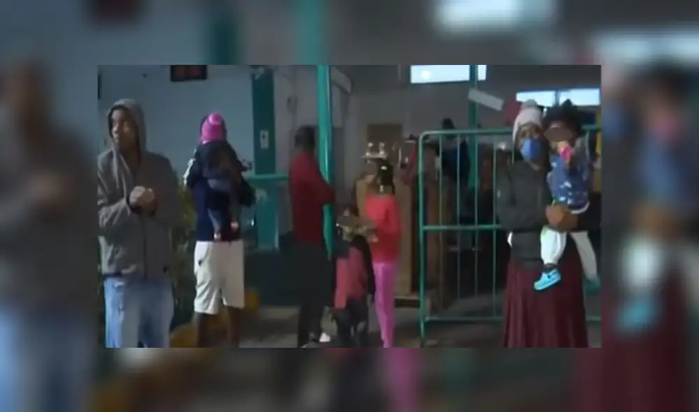 Extranjeros piden un alojamiento temporal hasta la reapertura de fronteras. (Foto: Captura de video / ATV Noticias)