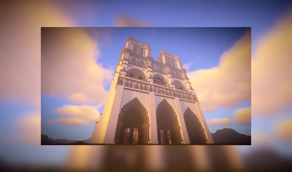 Réplica en Minecraft de la Catedral de Notre Dame demuestra su impresionante arquitectura [FOTOS Y VIDEO]