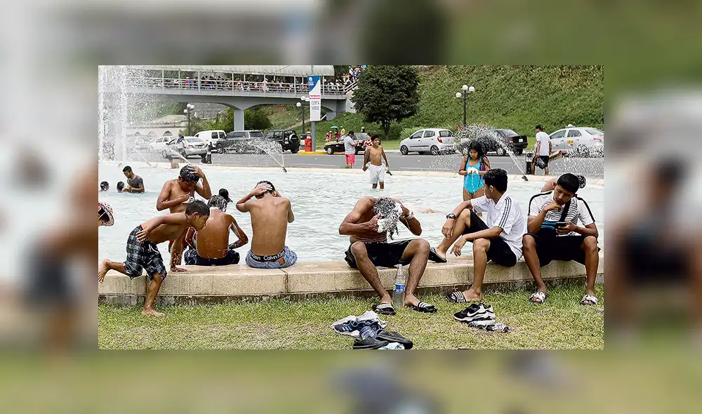 Usaron la pileta para bañarse.