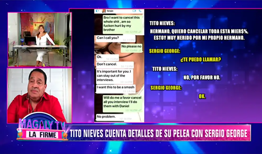 Tito Nieves habló sobre las diferencias que tuvo con el productor Sergio George. (Foto: Captura ATV)