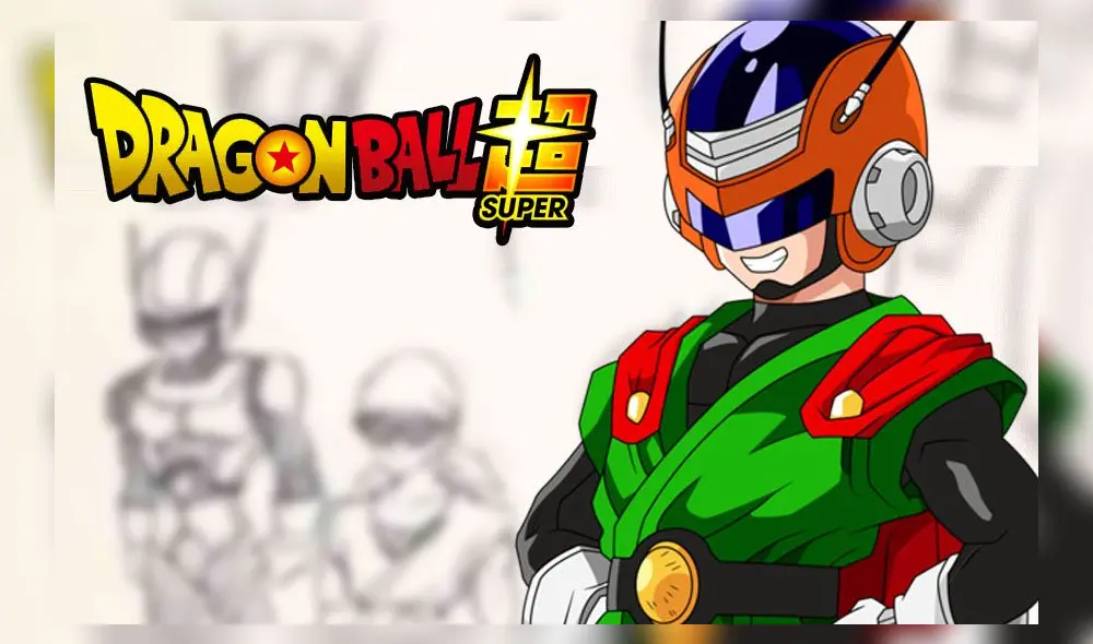 El boceto original del Gran Saiyaman era distinto al diseño final.