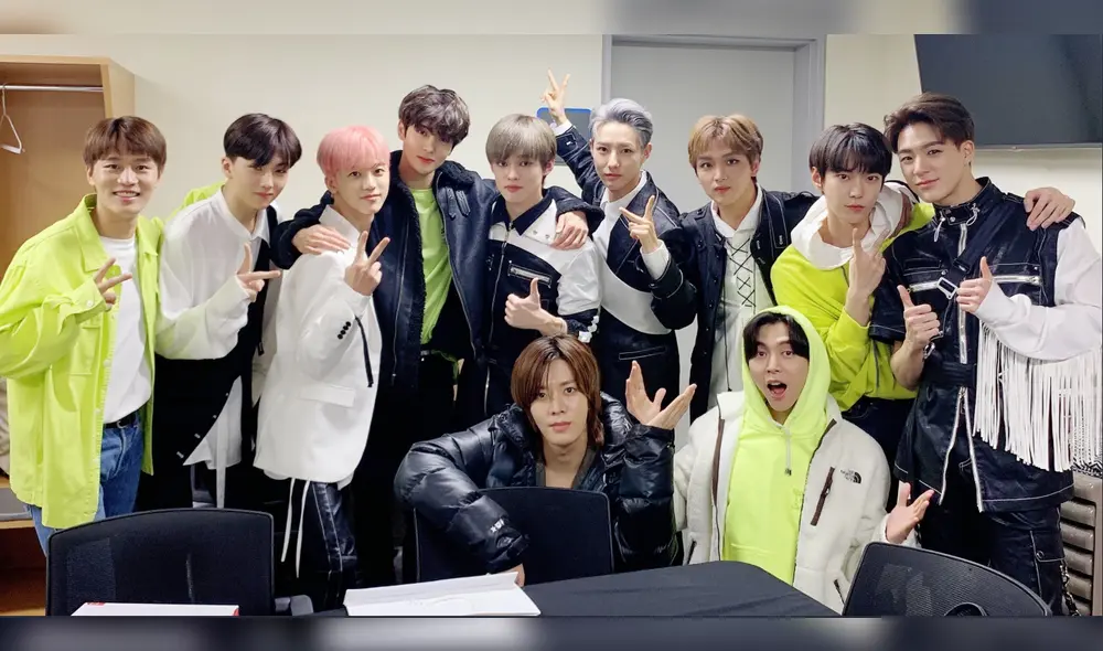 NCT 127 posa junto a NCT Dream en el backstage de "The Dream Show".