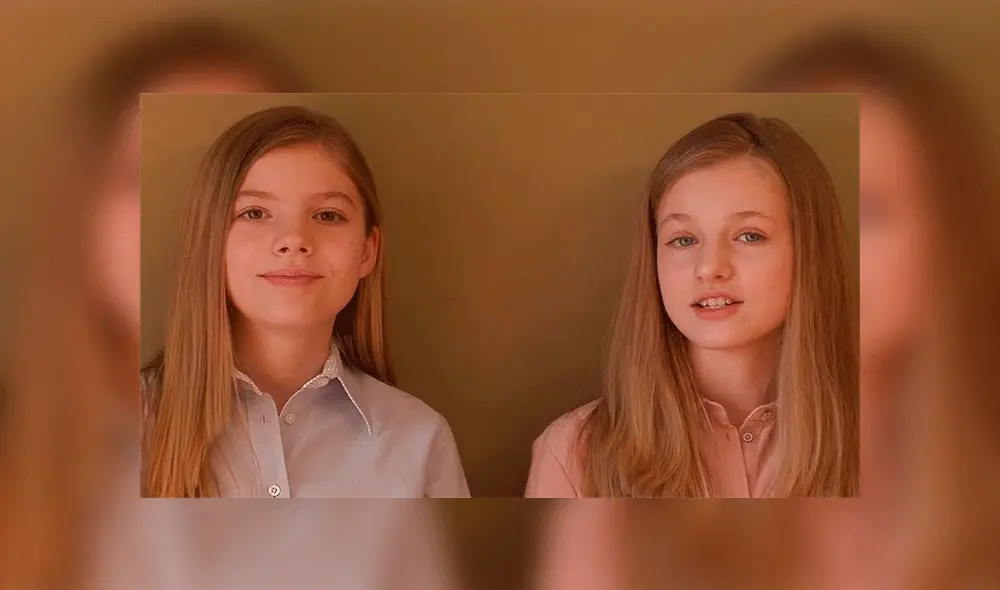 España: emotivo mensaje de la princesa Leonor y la infanta Sofía.