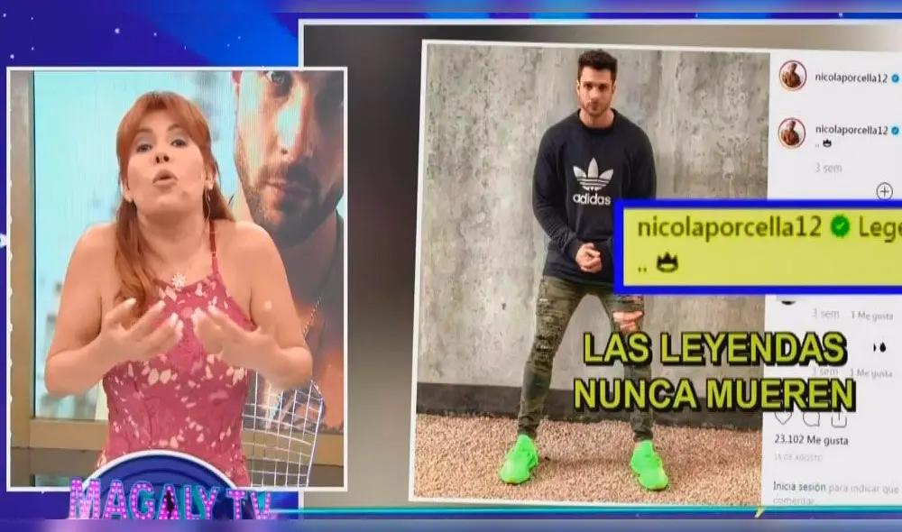 Magaly Medina y Nicola Porcella Magaly Medina y Nicola Porcella