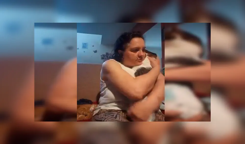 Facebook: señora encuentra a gato callejero, lo cuida y este se lo agradece con tierno beso [VIDEO] 